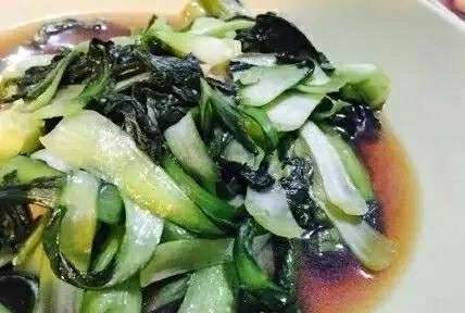 图为:醋溜小油菜